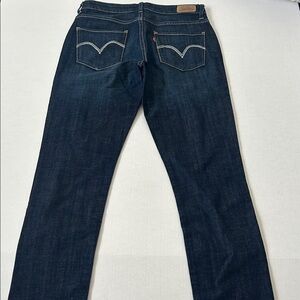 Levi's Women's Dark Blue Skinny Jeans Mid Rise Skinny